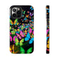 Neon Butterfly Congregation. NEON Butterflies Tough Phone Case