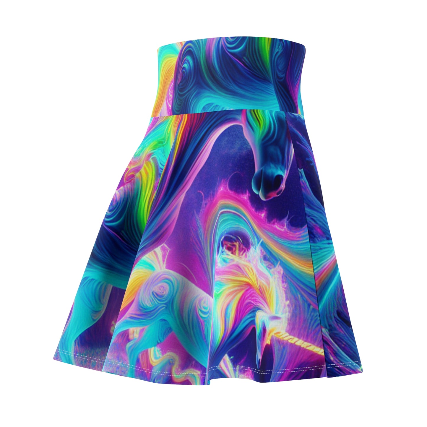 Giancarlo di Fiore -NEON Unicorns Woman' Skater Skirt