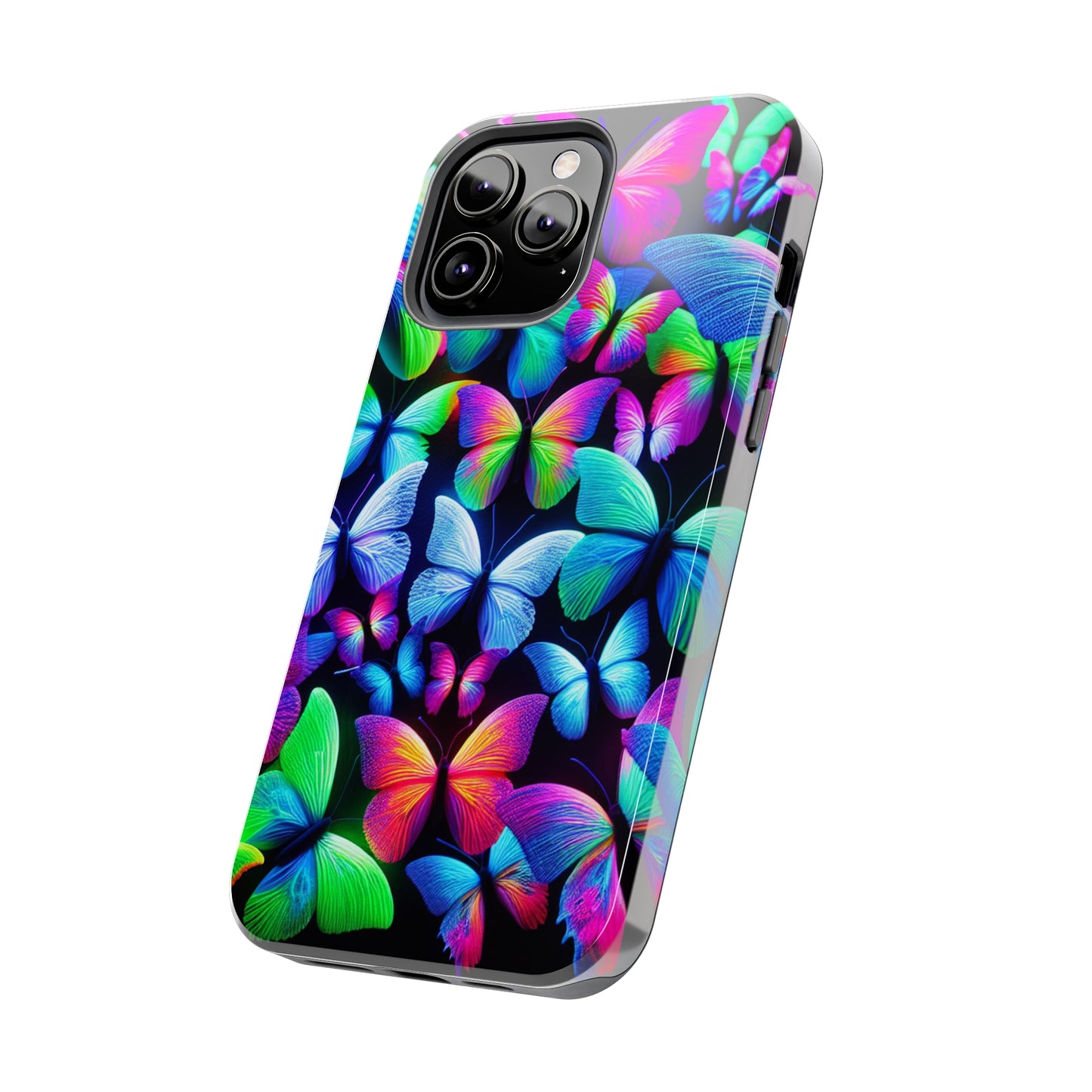 "Neon Splendor" NEON Butterflies Tough Phone Case