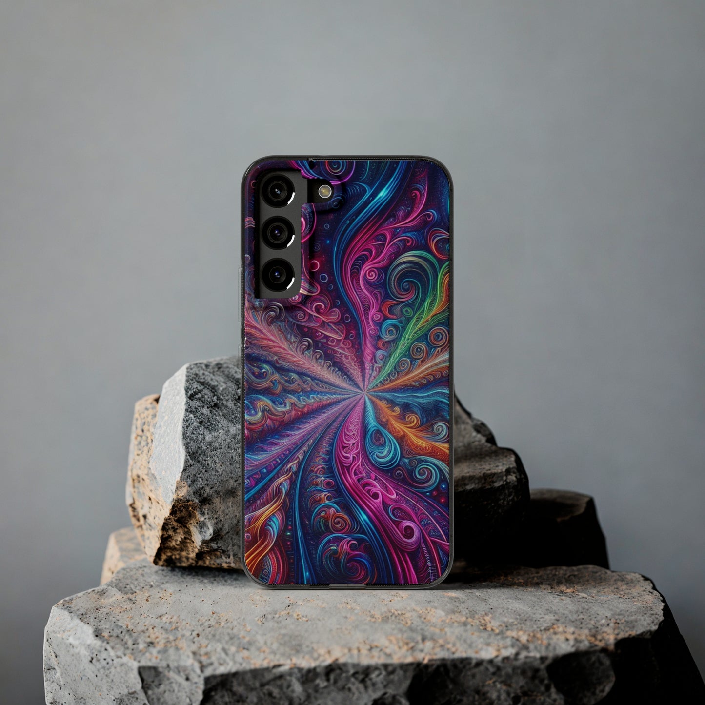 "Infinite Electrify" Infinity Patterns Art Polycarbonate Phone Case