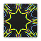 Vivid Neon Dreams of Infinity. Trippy Infinity Patterns Art Canvas