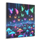 Fantasmagorical Foliage Butterflies & Mushrooms 1/4" Glossy Acrylic Art