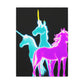 "Neonicorn Symphony" NEON Unicorns Art Canvas