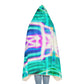 "Eternity Ripple" - NEON Infinity Patterns Art Hooded Snuggle Blanket