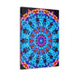 Vividly-Vortexed Neon Infinity Illumination. Trippy Infinity Patterns Art Canvas