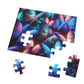 "Neon Flutter" - Neon Butterflies Puzzle30, 110, 252, and 1000 Pieces