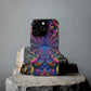 Neon Infinity Dreamscape. Infinity Patterns Art Polycarbonate Phone Case