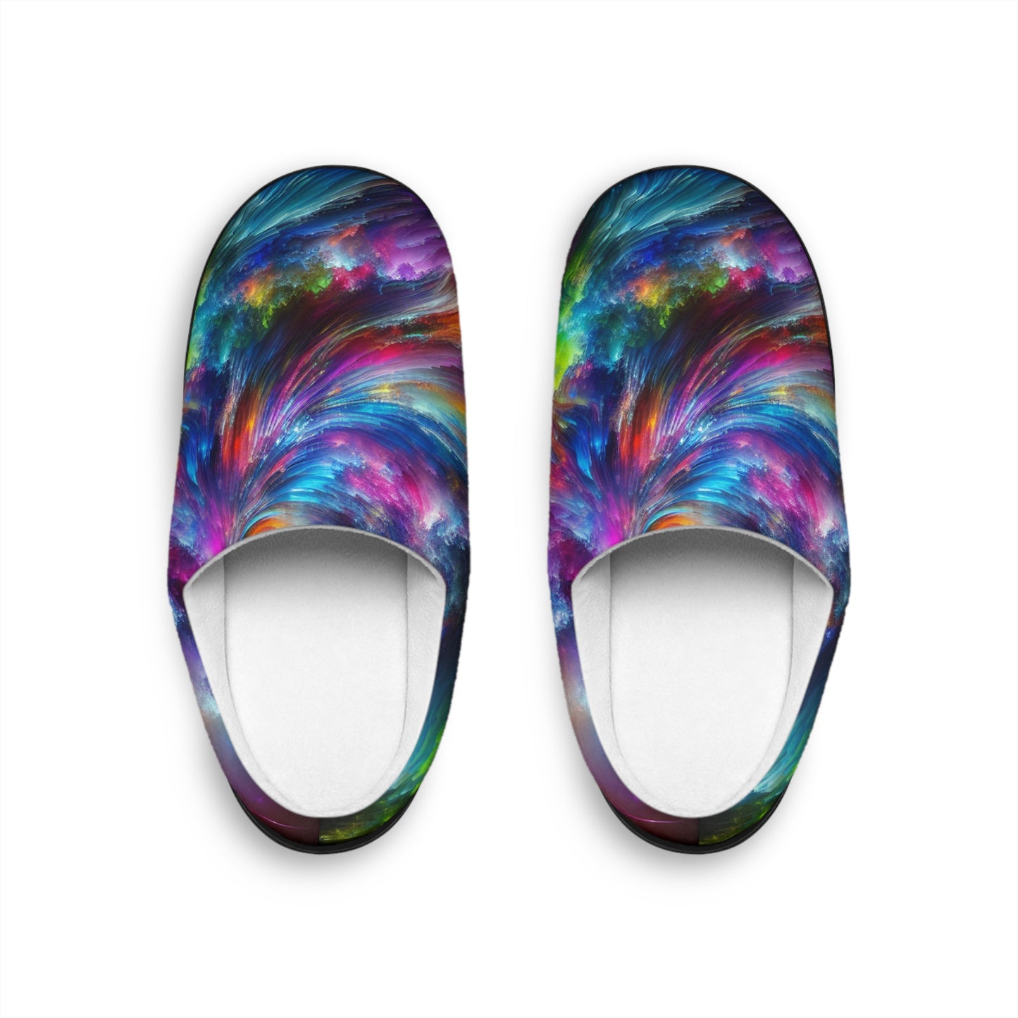 Anselmo da Padova - Trippy Infity Patterns Men's Indoor Slippers