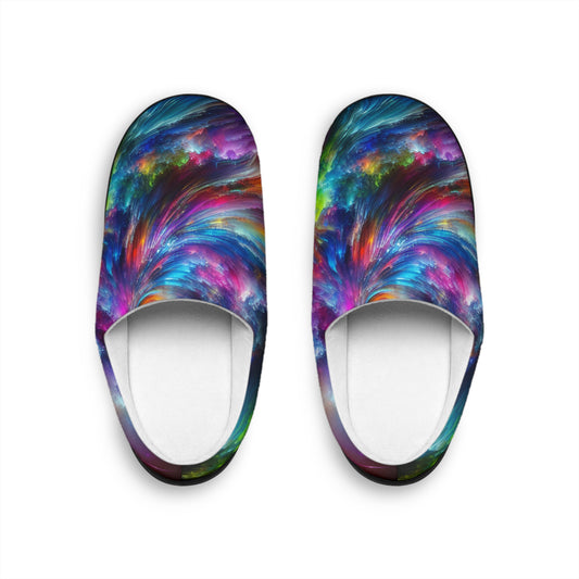 Anselmo da Padova - Trippy Infity Patterns Men's Indoor Slippers