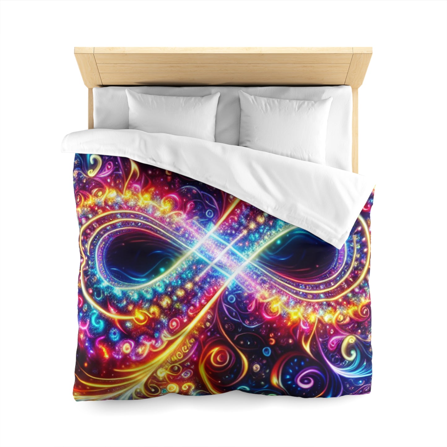 Giovanni Zocchi - Trippy Infinty Patterns Microfiber Duvet Cover