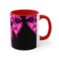 Vibrant Neon Butterfly Soiree Butterflies 11oz Mug