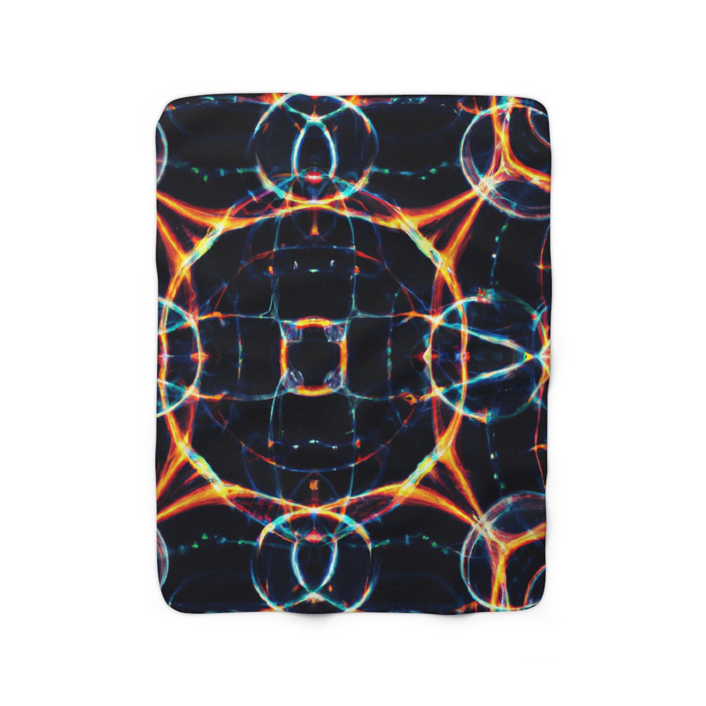 Giulio da Firenze - Trippy Infinity Patterns Sherpa Blanket