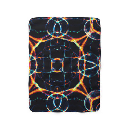 Giulio da Firenze - Trippy Infinity Patterns Sherpa Blanket