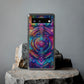 Neon Infinity Vortex Infinity Patterns Art Polycarbonate Phone Case