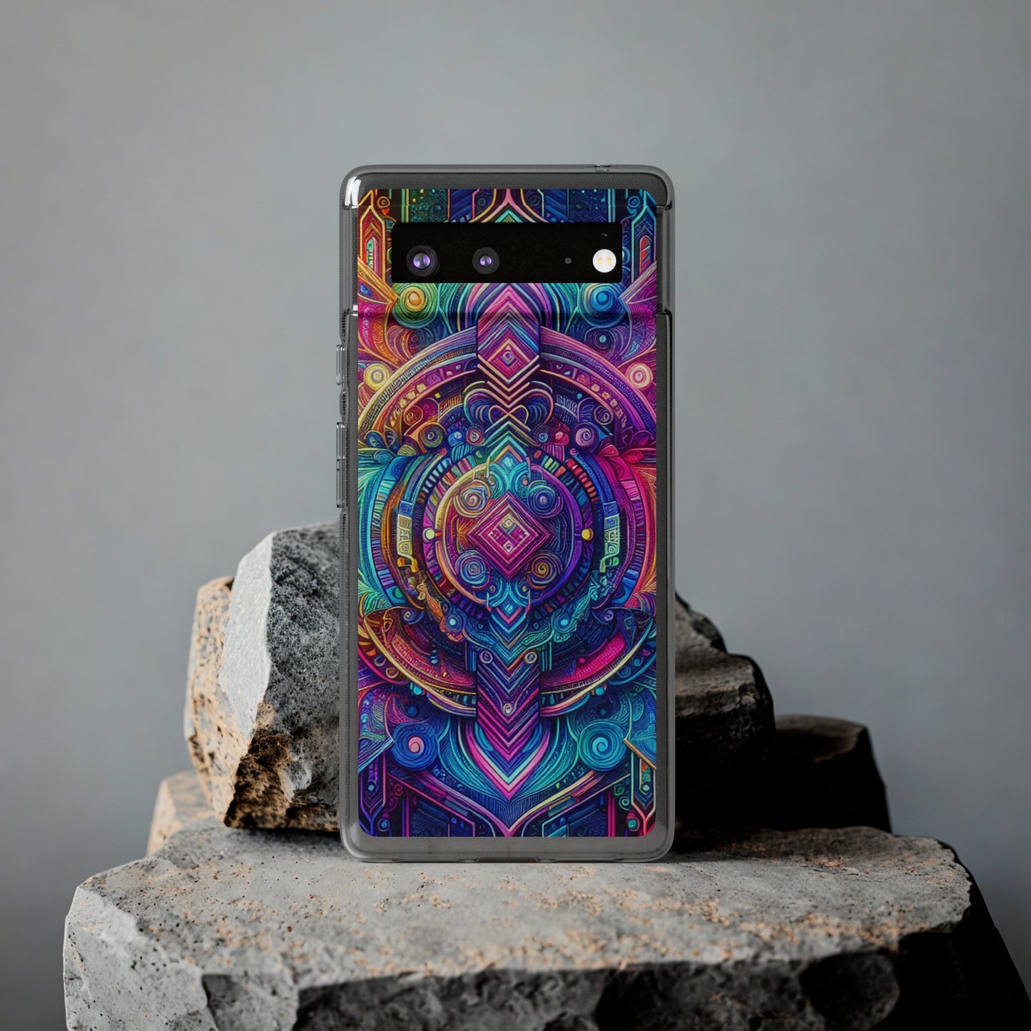 Neon Infinity Vortex Infinity Patterns Art Polycarbonate Phone Case