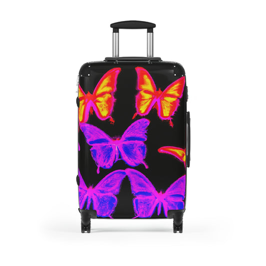 Neon Flutterby Session. - Neon Butterflies  Suitcase