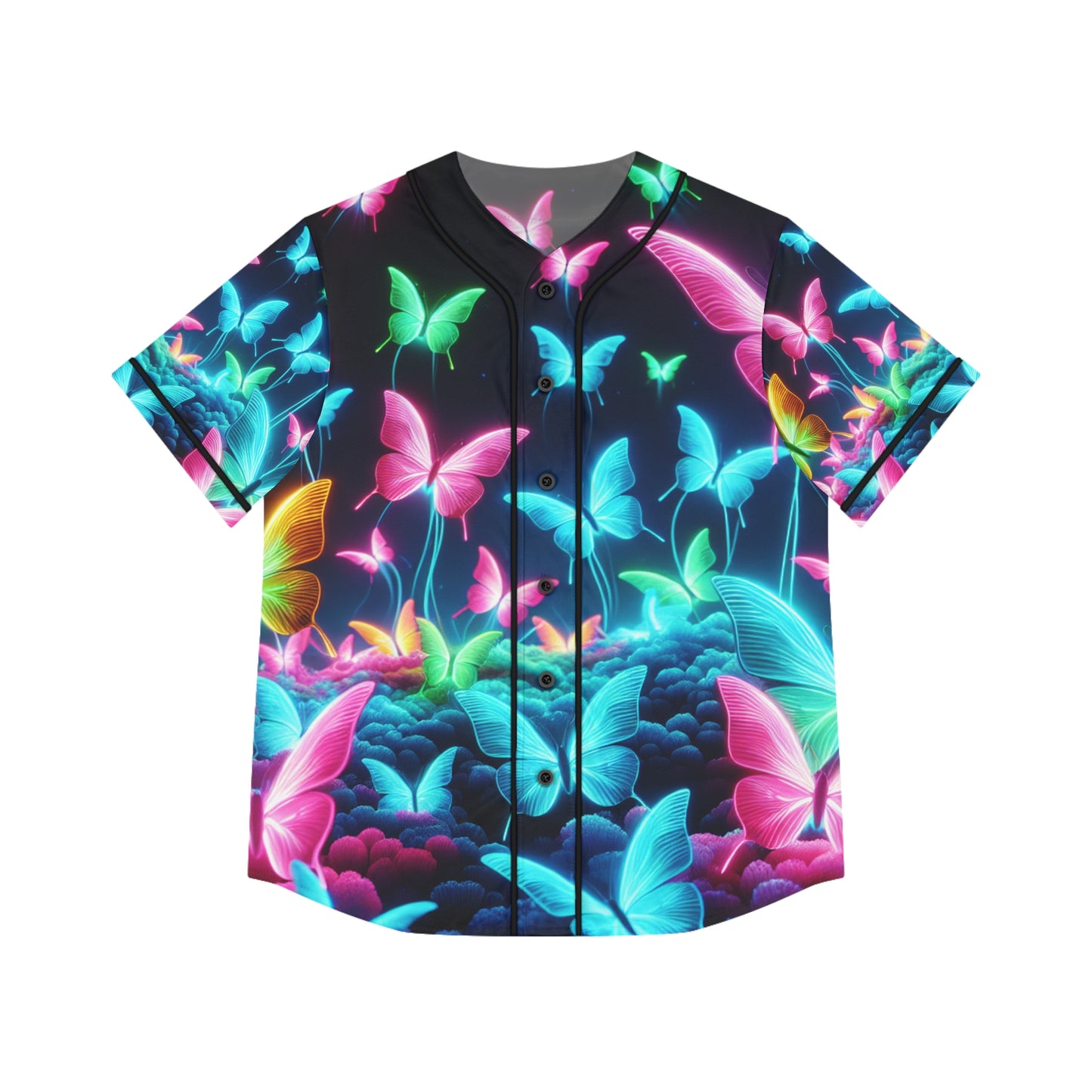 Neon Butterfly Flight. Neon Butterflies Womans Jersey
