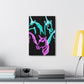 'Neon Unicorn Pod' NEON Unicorns Art Canvas
