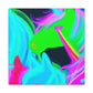 Neon Magical Joyride NEON Unicorns Art Canvas