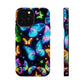 Luminous Butterfly Radiance Neon Butterflies Premium Art Magsafe Magnet Tough IPhone 13 14 15 Pro Plus Max and Mini in Matte and Glossy Phone cases