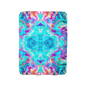 Vincento Florentini - Trippy Infinity Patterns Sherpa Blanket