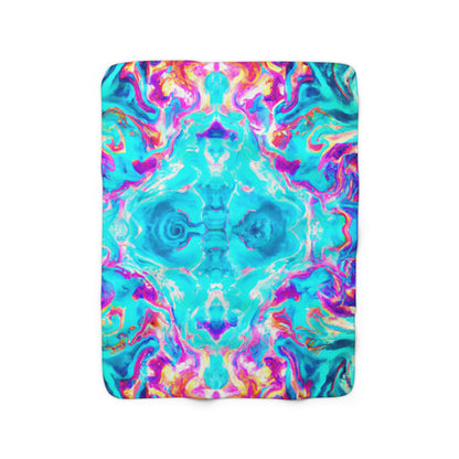 Vincento Florentini - Trippy Infinity Patterns Sherpa Blanket