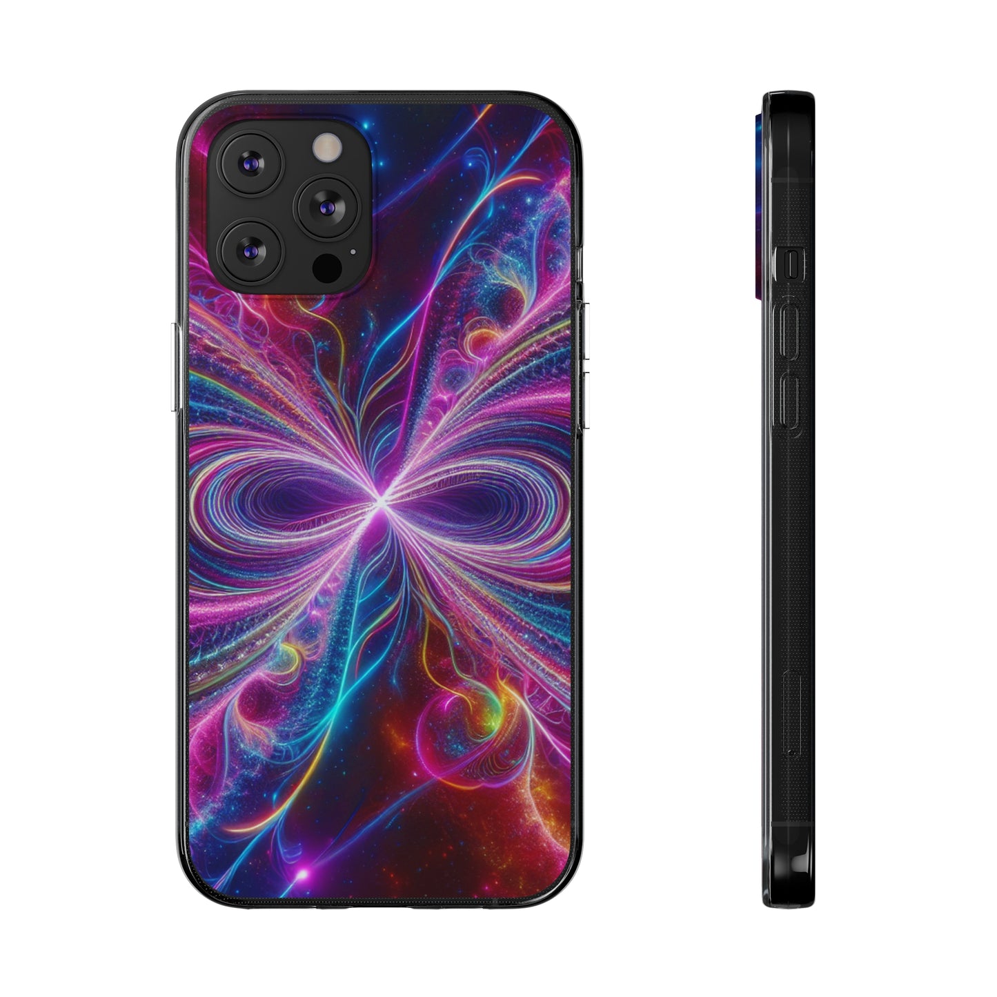 Neon Infinity Dreams Infinity Patterns Art Polycarbonate Phone Case