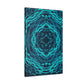 Neon Infinity Fractals. Trippy Infinity Patterns Art Canvas