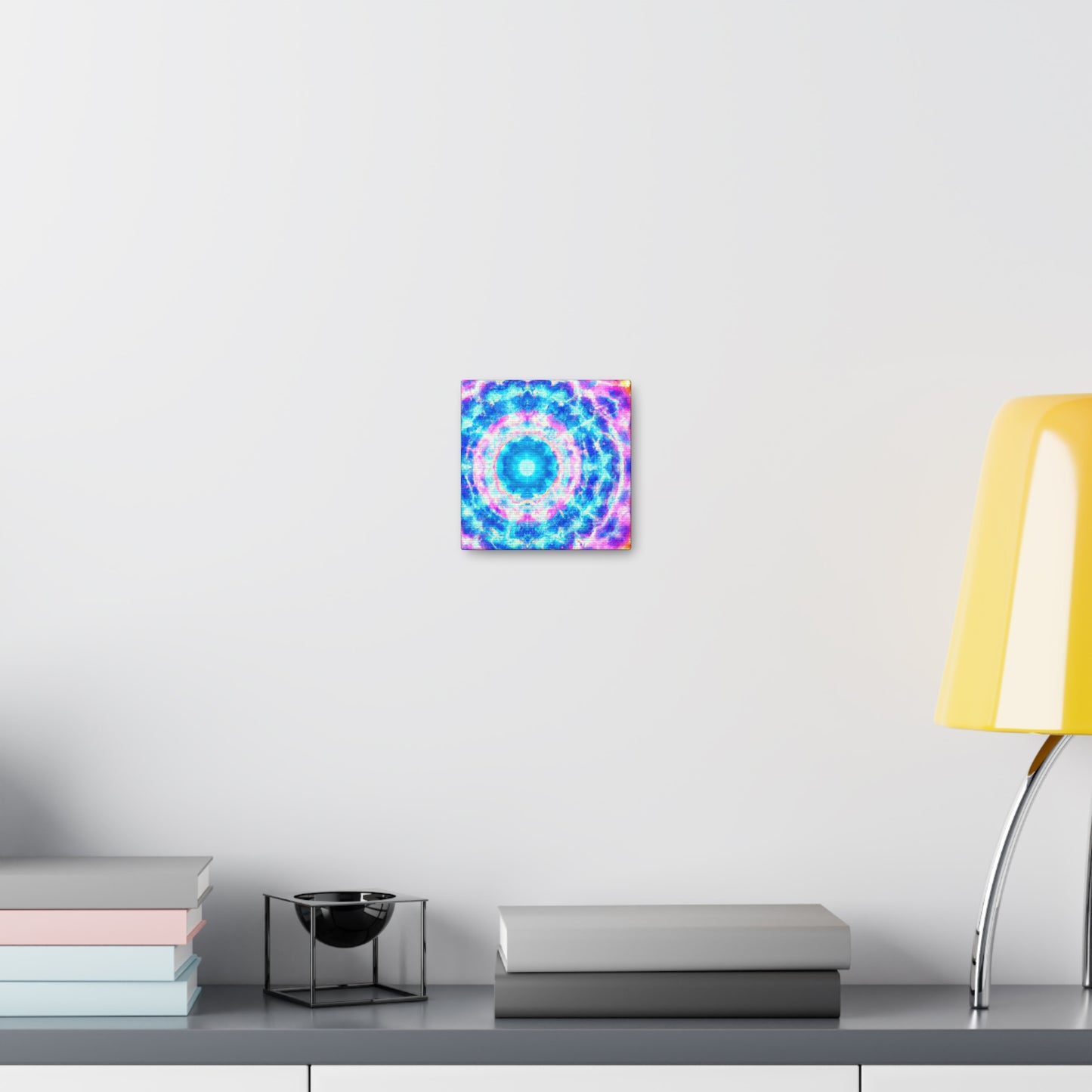 Vivid Cosmic Lightsphere Trippy Infinity Patterns Art Canvas