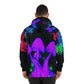 "Aurora of Neon Nightlife" - Butterflies & Mushrooms AOP Hoodie