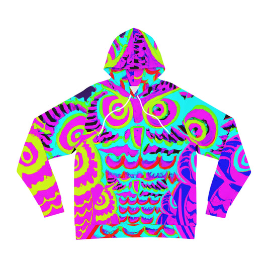 Vividly Neon Nocturnal Parley - NEON Owls AOP Hoodie