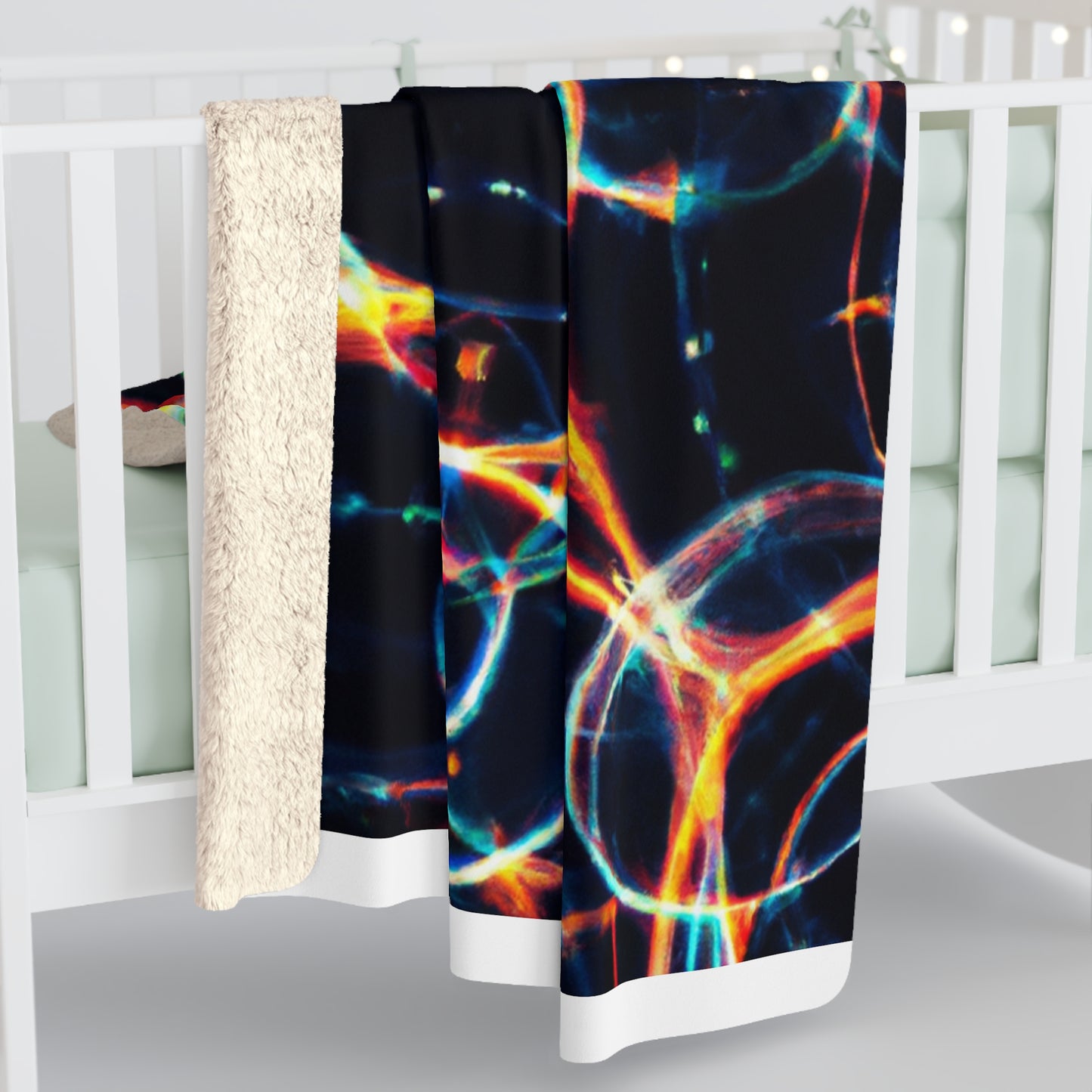 Giulio da Firenze - Trippy Infinity Patterns Sherpa Blanket