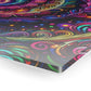 Vibrant Infinity Voyage. Trippy infity Pattern 1/4" Glossy Acrylic Art