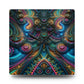 Neon Vortex Infinity Patterns Art Acrylic Clock