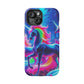 NeonNocturnals Neon Unicorns Premium Art Magsafe Magnet Tough IPhone 13 14 15 Pro Plus Max and Mini in Matte and Glossy Phone cases