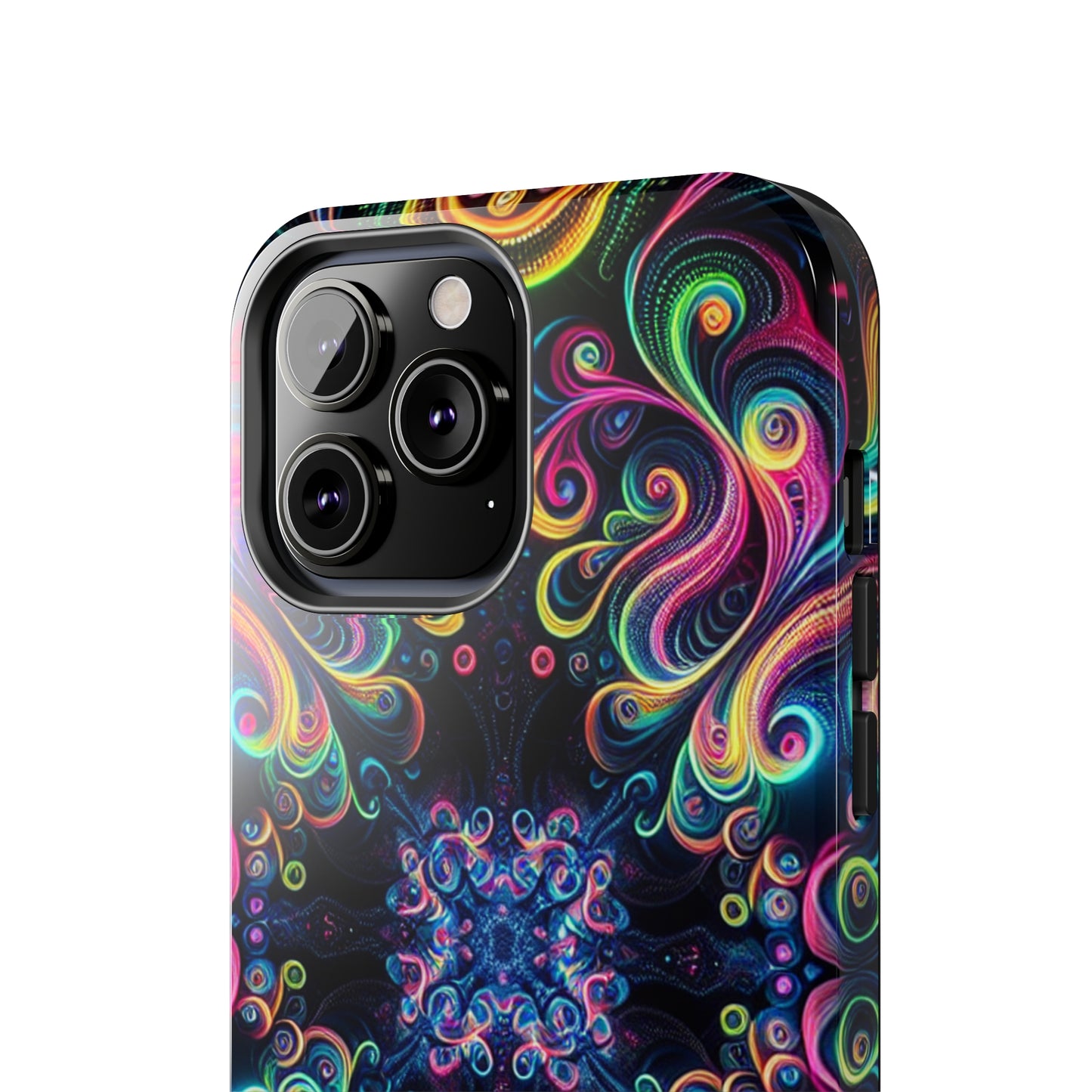 TDB Neon Infinity Vibes. Trippy Infinity Patterns Tough Phone Case