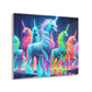 Neon Mystical Unicorns NEON Unocrons Art 1/4" Glossy Acrylic Art