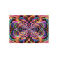 Neon Infinity Splatter-scape. Infinity Patterns Outdoor Rug