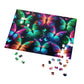 Neon Flutter. - Neon Butterflies Puzzle30, 110, 252, and 1000 Pieces