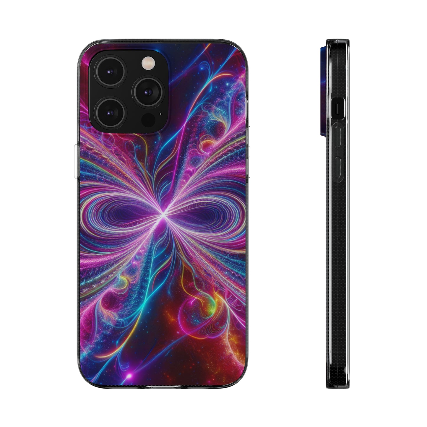 Neon Infinity Dreams Infinity Patterns Art Polycarbonate Phone Case