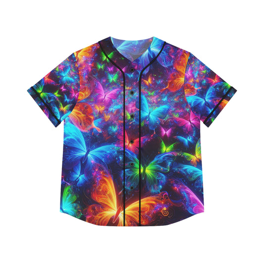 "Neon Flight of the Butterflies". Neon Butterflies Womans Jersey