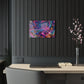 Neon Liminiscence Trippy infity Pattern 1/4" Glossy Acrylic Art
