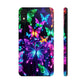 "Vibrance in Flight" NEON Butterflies Tough Phone Case
