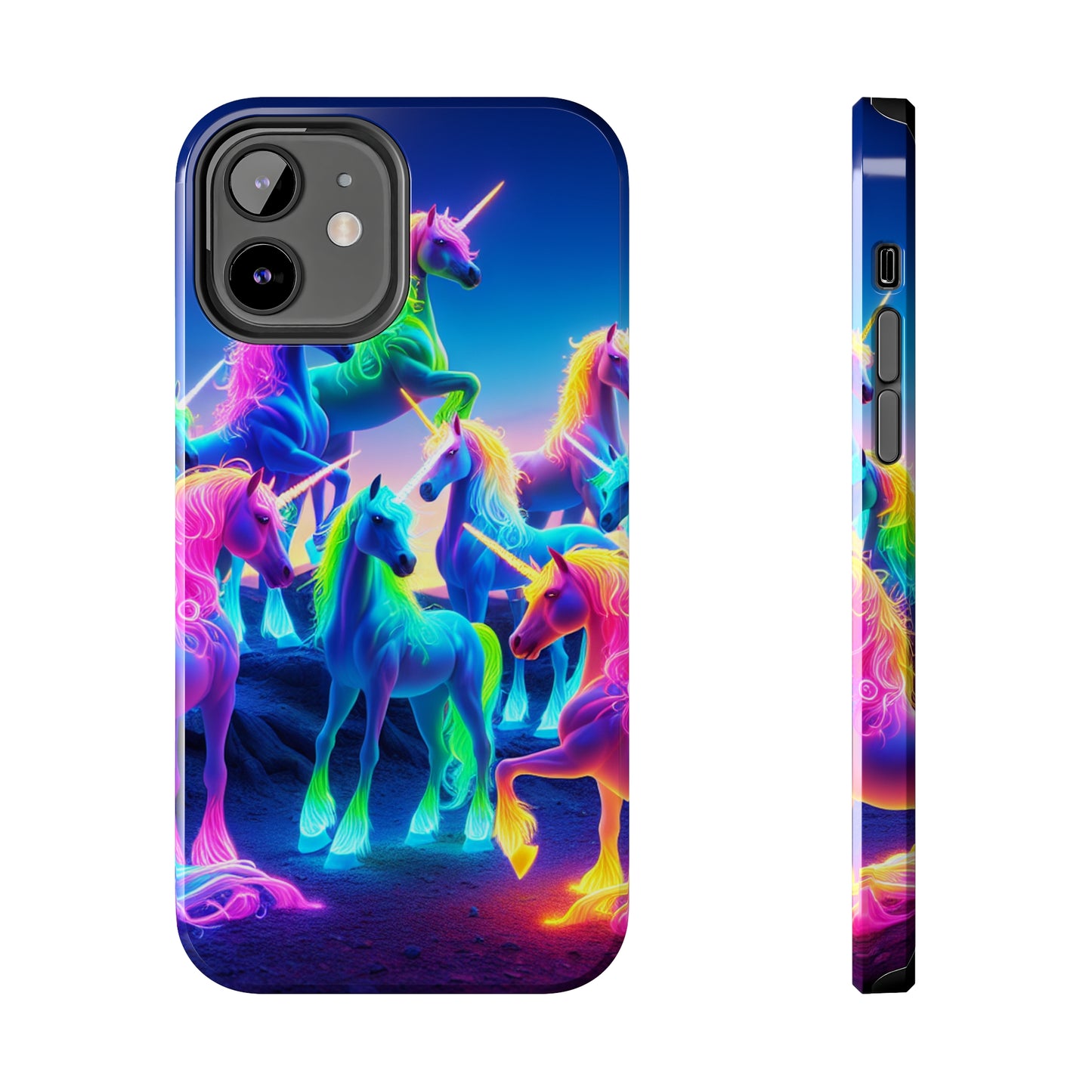 Neon Unicorn Spectacle. NEON Unicorns Tough Phone Case