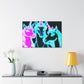 "Neon Magic: The Rainbow of Unicorns". NEON Unicorns Art Canvas