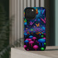 Neon Fruition Neon Butterflies and Mushrooms Premium Art Magsafe Magnet Tough IPhone 13 14 15 Pro Plus Max and Mini in Matte and Glossy Phone cases