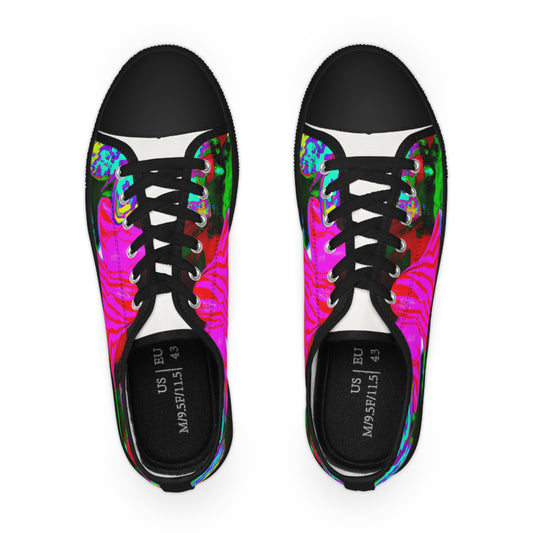 "Neon Natural Bliss" - Men's Lowtop Sneakers