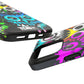 TDB Psychedelic Rave Owl Impact-Resistant Phone Case - Colorful Protection