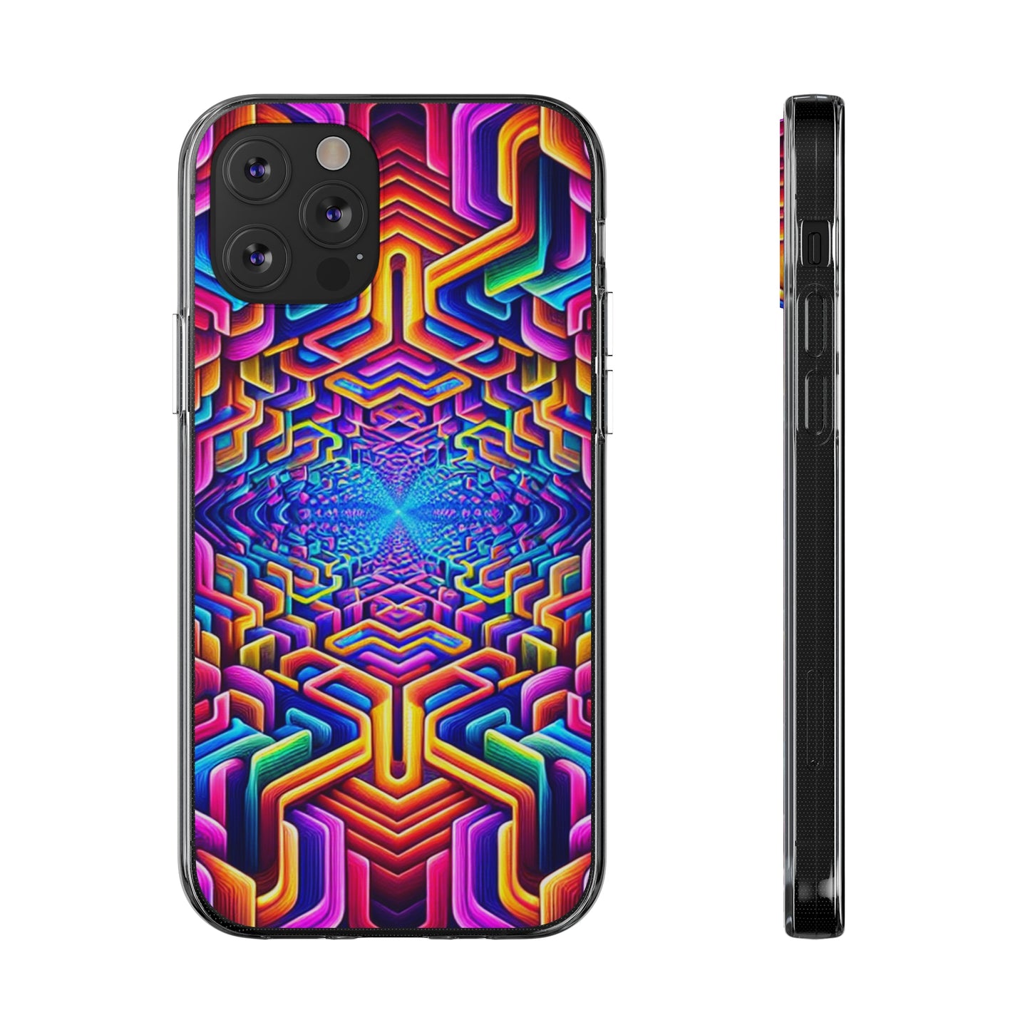Vibrant Trippin' Infinity Infinity Patterns Art Polycarbonate Phone Case