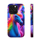 Neon Nighthorn Pride Neon Unicorns Premium Art Magsafe Magnet Tough IPhone 13 14 15 Pro Plus Max and Mini in Matte and Glossy Phone cases